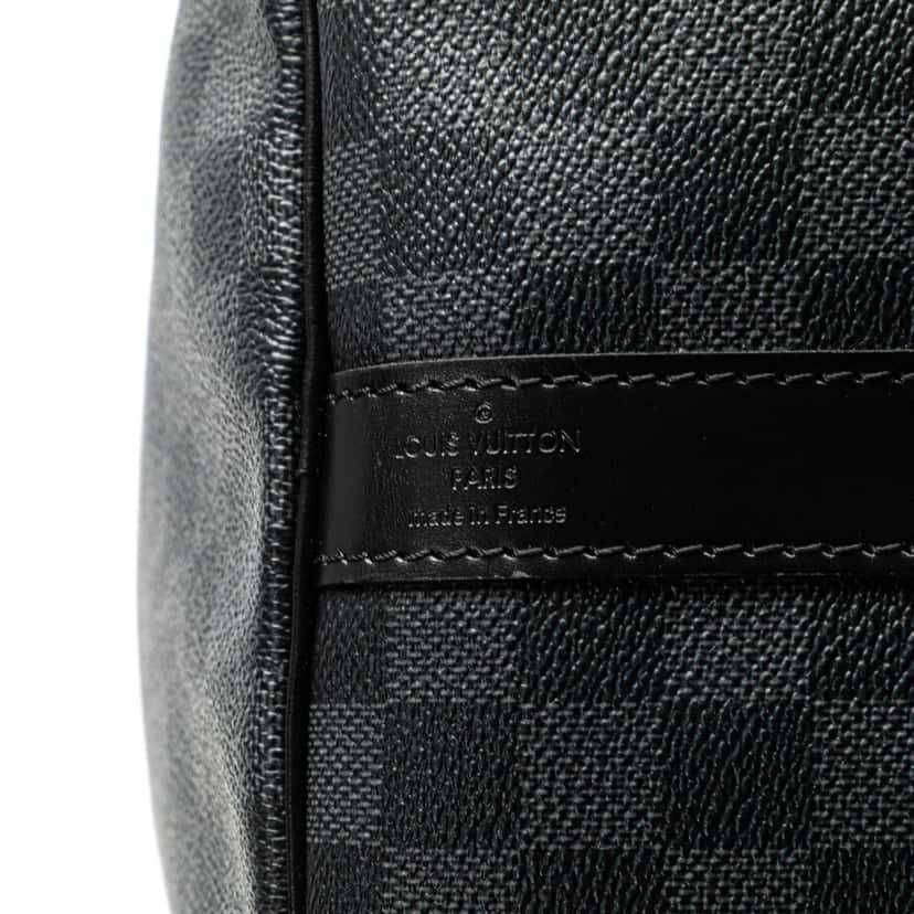Louis Vuitton Damier Graphite Keepall Bandouliere 55 Grey Canvas Good condition - Box View