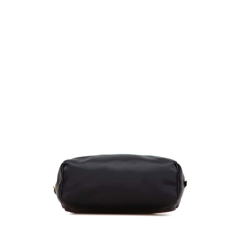 Valentino VLogo Nylon Pouch Black Good condition - Inside View