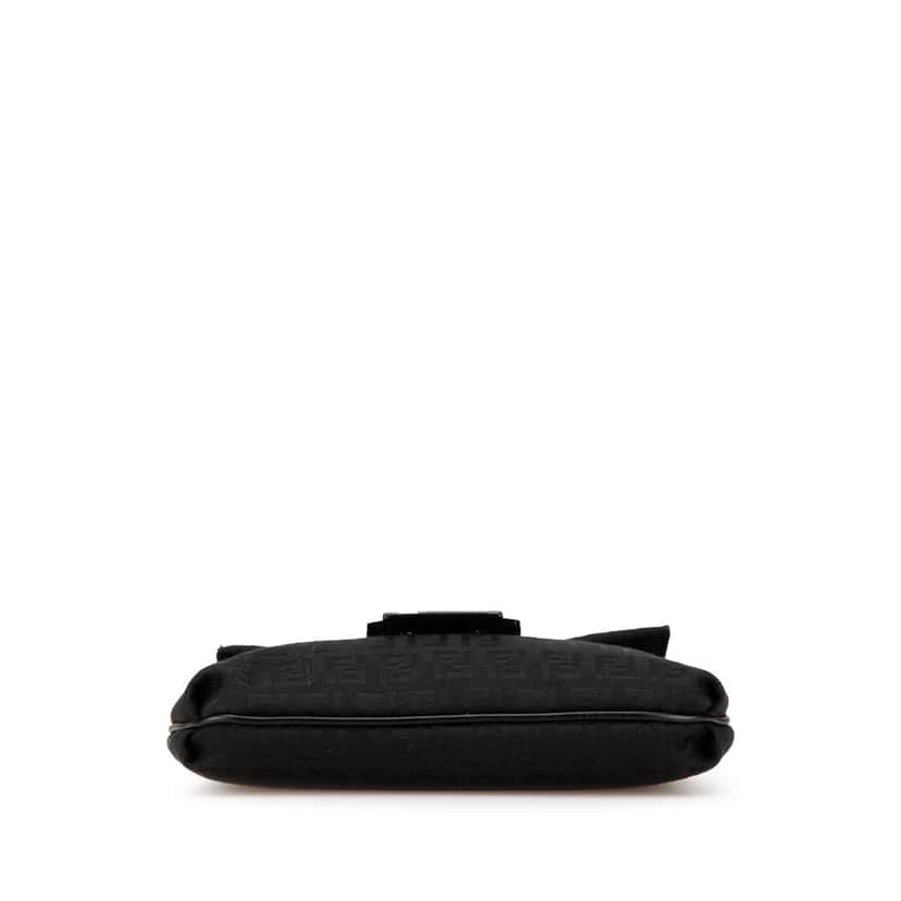 Fendi Zucchino Canvas Crossbody Black Canvas Good condition - Inside View