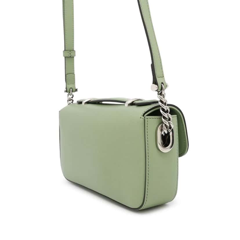 Gucci Mini Leather Petite GG Satchel Green Leather Good condition - Back View