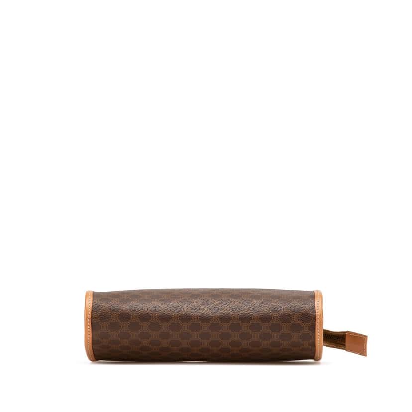Celine Macadam Coated Canvas Clutch Brown Canvas Good condition - Inside View