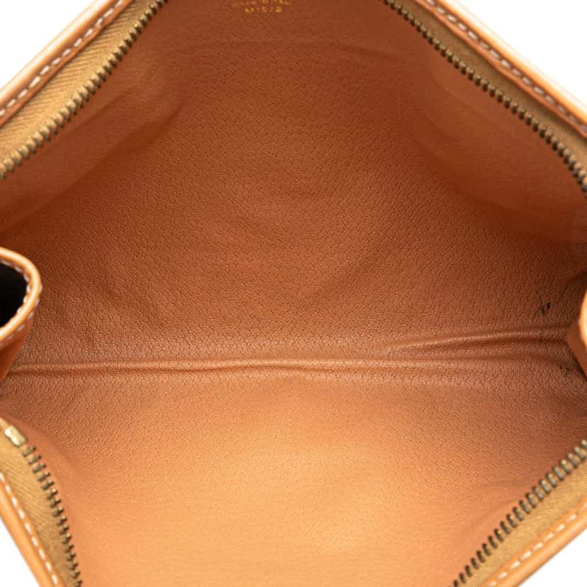 Celine Macadam Coated Canvas Clutch Brown Canvas Good condition - Model View
