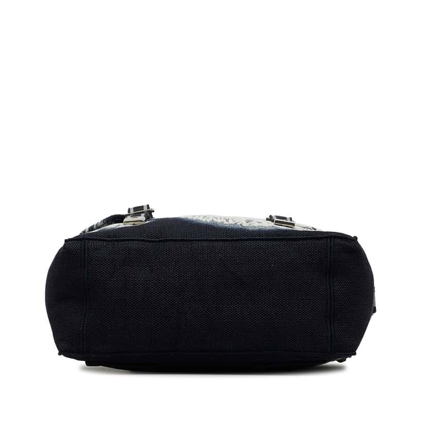 Dior Tie Dye Diorcamp Messenger Bag Blue Canvas Good condition - Model View