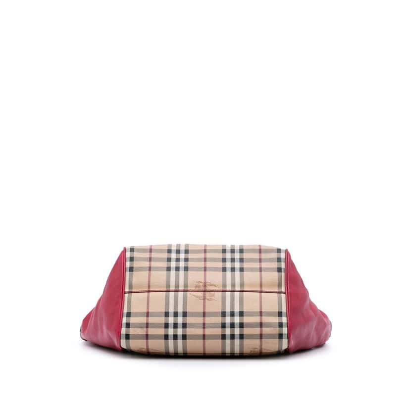 Burberry Small Haymarket Check Coated Canvas Canterbury Tote Brown Canvas Good condition - Inside View