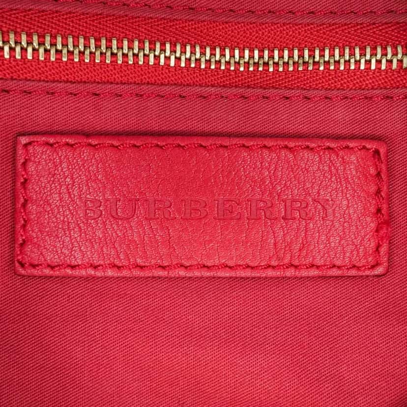 Burberry Small Haymarket Check Coated Canvas Canterbury Tote Brown Canvas Good condition - Box View