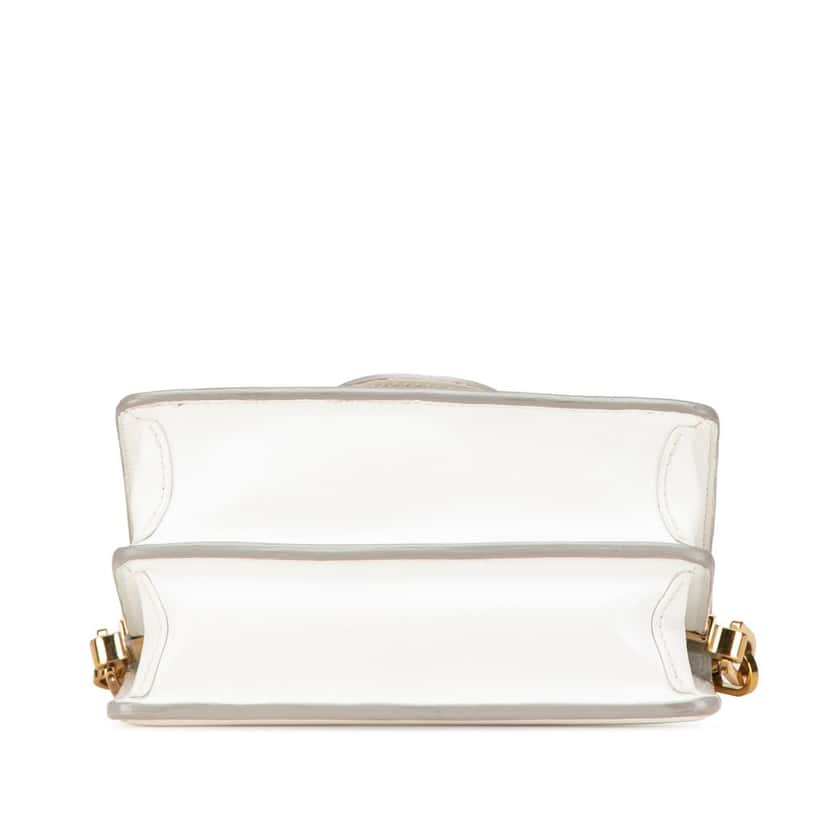 Louis Vuitton Epi Mini Dauphine White Leather Good condition - Inside View