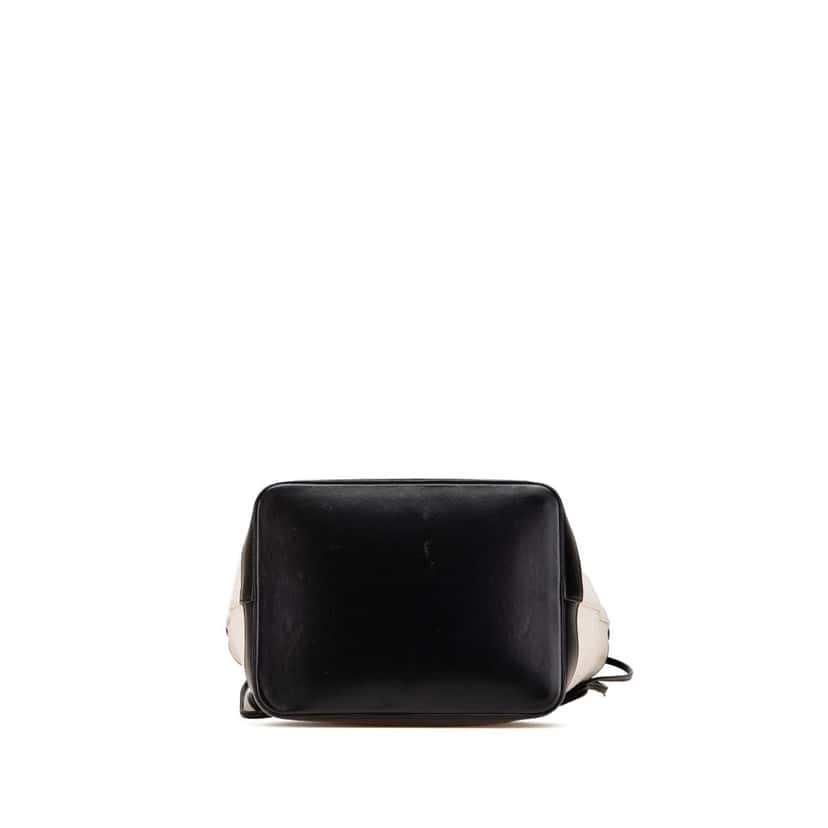 Saint Laurent Canvas Teddy Drawstring Shopping Tote White Canvas Good condition - Inside View