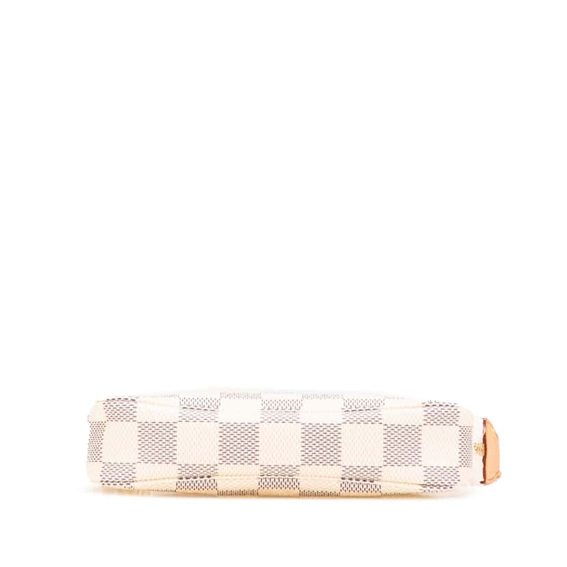 Louis Vuitton Damier Azur Mini Pochette Accessoires White Canvas Good condition - Inside View