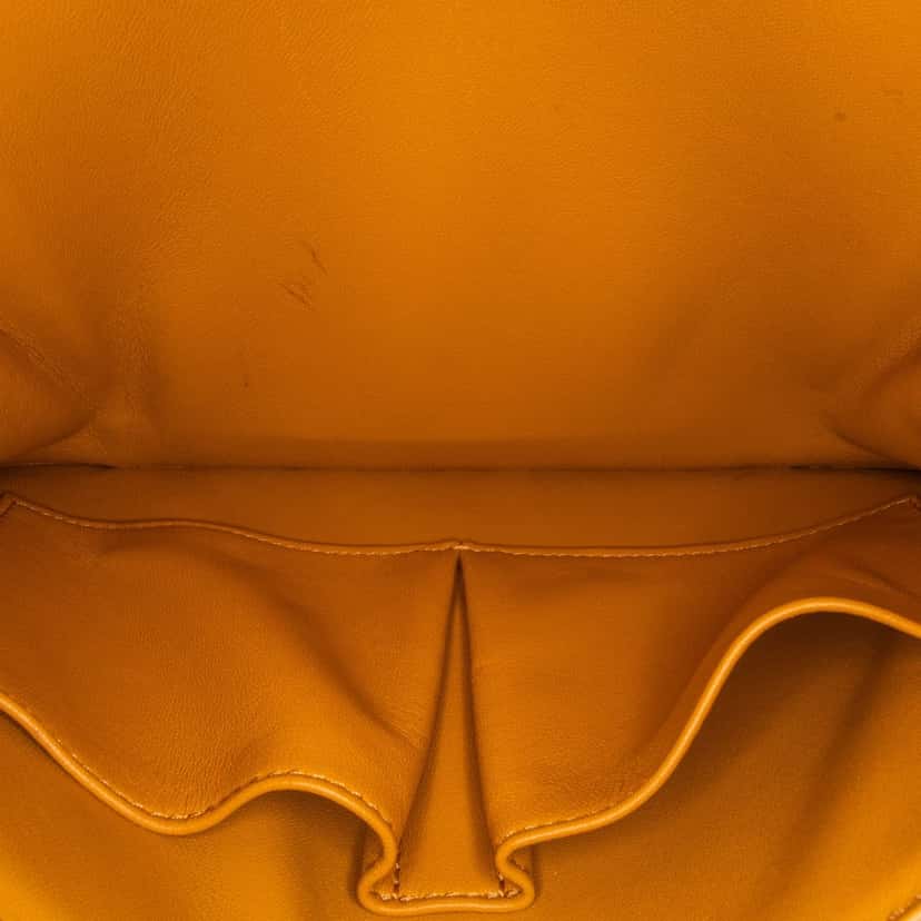 Celine Medium Calfskin Classic Box Orange Leather Good condition - Box View