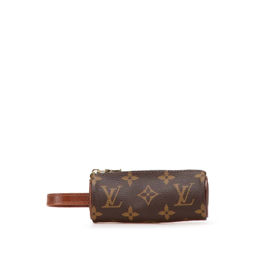 Louis Vuitton Monogram Etui Golf Ball Case Brown Canvas Good condition - Front View