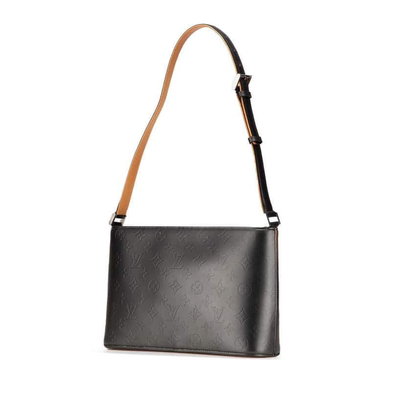 Louis Vuitton Monogram Mat Alston Grey Leather Good condition - Back View