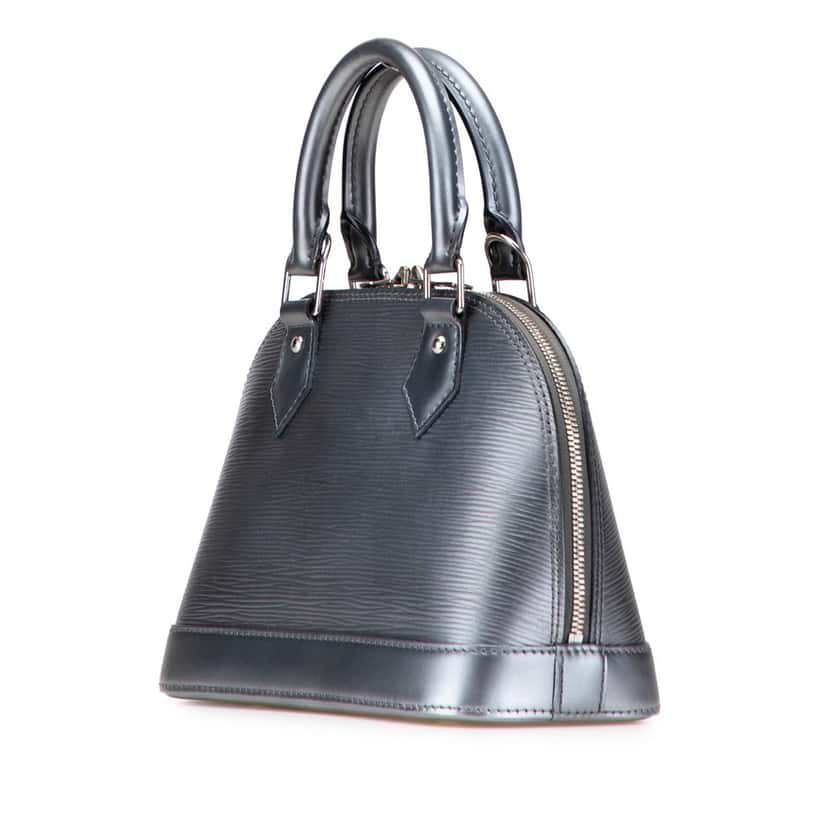 Louis Vuitton Epi Alma BB Silver Leather Good condition - Back View