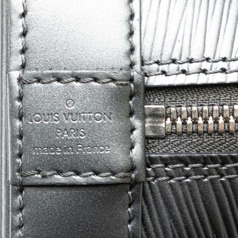 Louis Vuitton Epi Alma BB Silver Leather Good condition - Box View