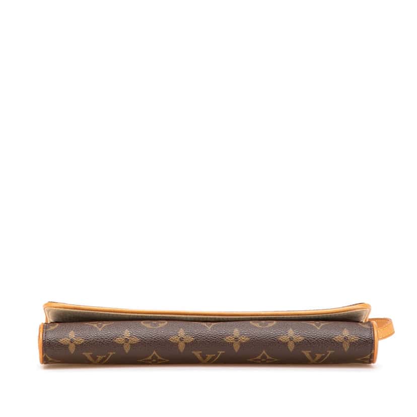 Louis Vuitton Monogram Pochette Twin GM Brown Canvas Good condition - Inside View