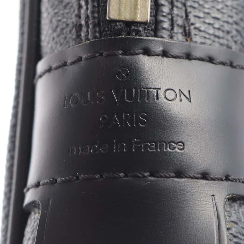 Louis Vuitton Damier Graphite Porte Documents Voyage PM Black Canvas Good condition - Model View