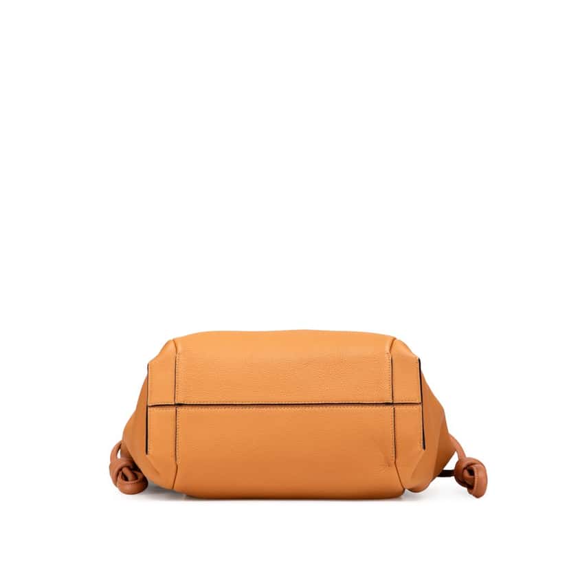 Loewe Medium Leather Flamenco Knot Tote Brown Leather Very good condition - Inside View