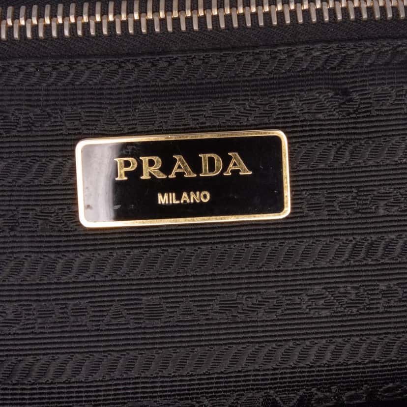 Prada Tessuto Satchel Black Good condition - Box View
