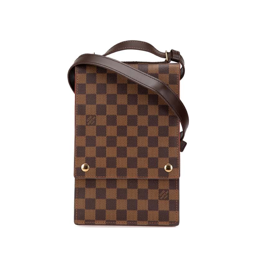 Louis Vuitton Damier Ebene Portobello Brown Canvas Very good condition - Front View