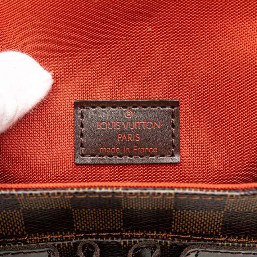 Louis Vuitton Damier Ebene Portobello Brown Canvas Very good condition - Box View