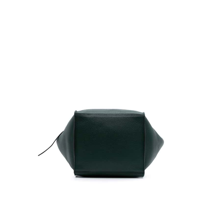 Celine Small Grained Calfskin Big Bag Green Leather Good condition - Inside View