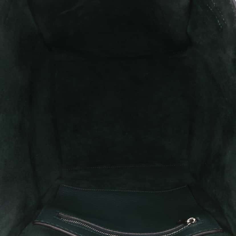 Celine Small Grained Calfskin Big Bag Green Leather Good condition - Model View