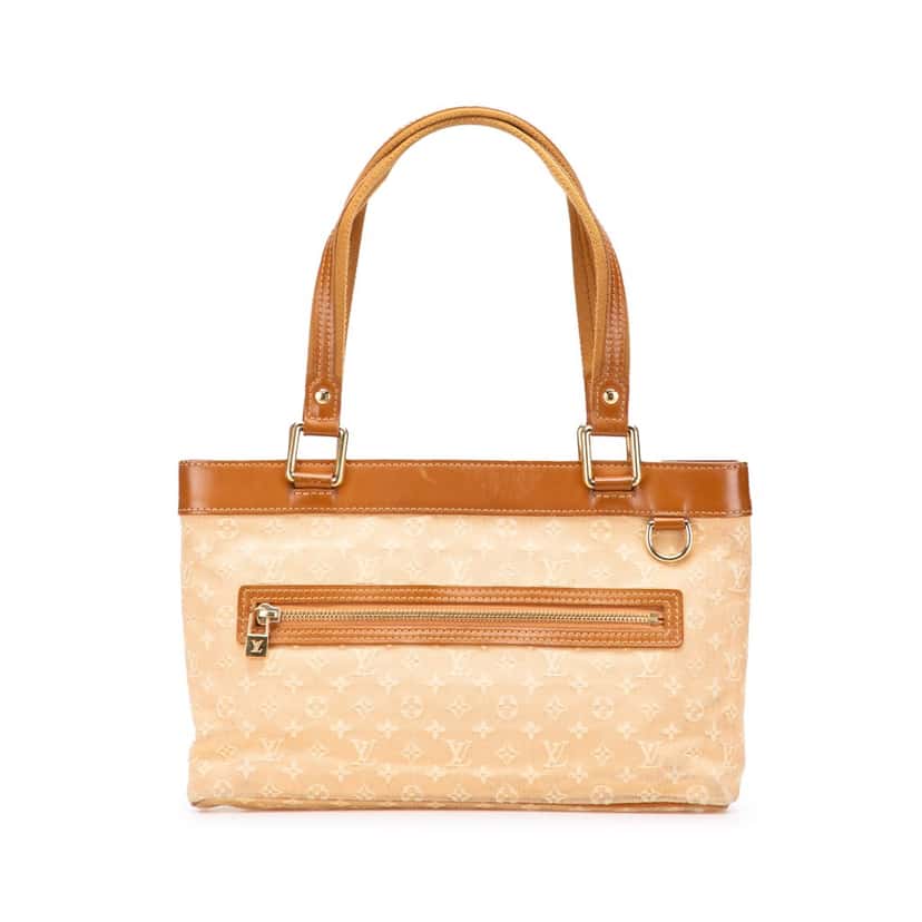 Louis Vuitton Monogram Mini Lin Lucille PM Brown Canvas Good condition - Front View