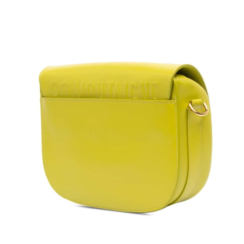 Dior Medium Leather Bobby Crossbody Green Leather Good condition - Back View