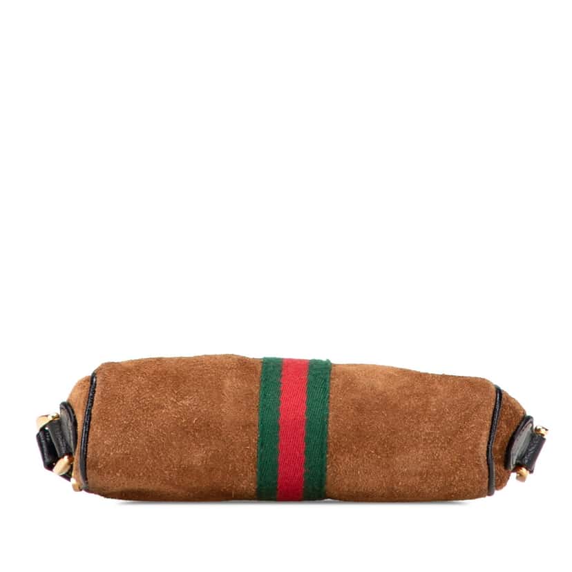 Gucci Mini Suede Ophidia Crossbody Brown Leather Good condition - Inside View