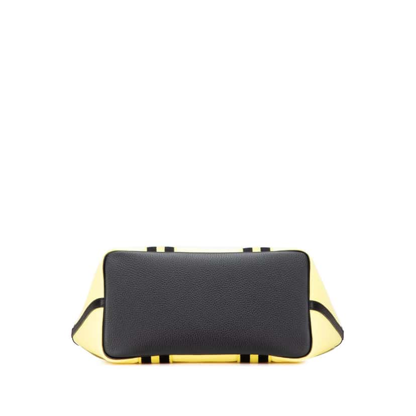 Hermès Toile Pursangle Tote Yellow Canvas Good condition - Inside View