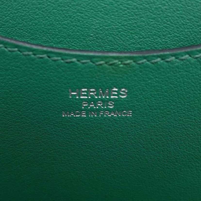 Hermès Toile and Swift In the Loop 18 Grey Canvas Good condition - Box View