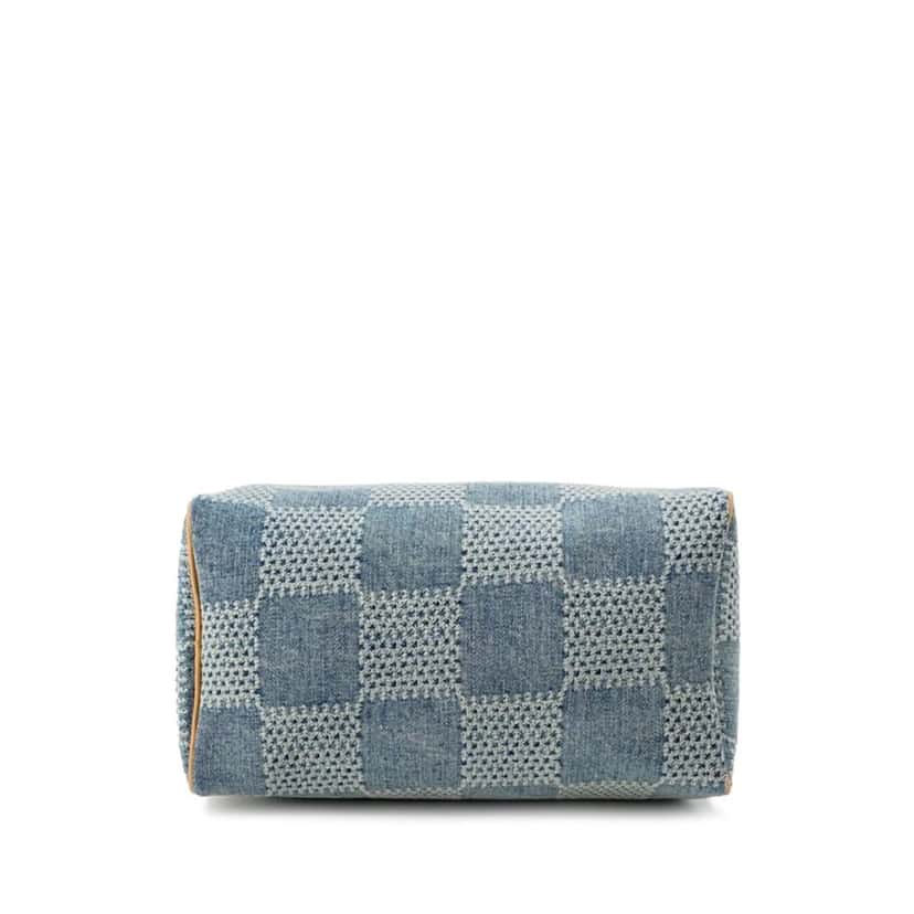 Louis Vuitton Damier Denim Speedy Bandouliere 25 Blue Denim Good condition - Inside View
