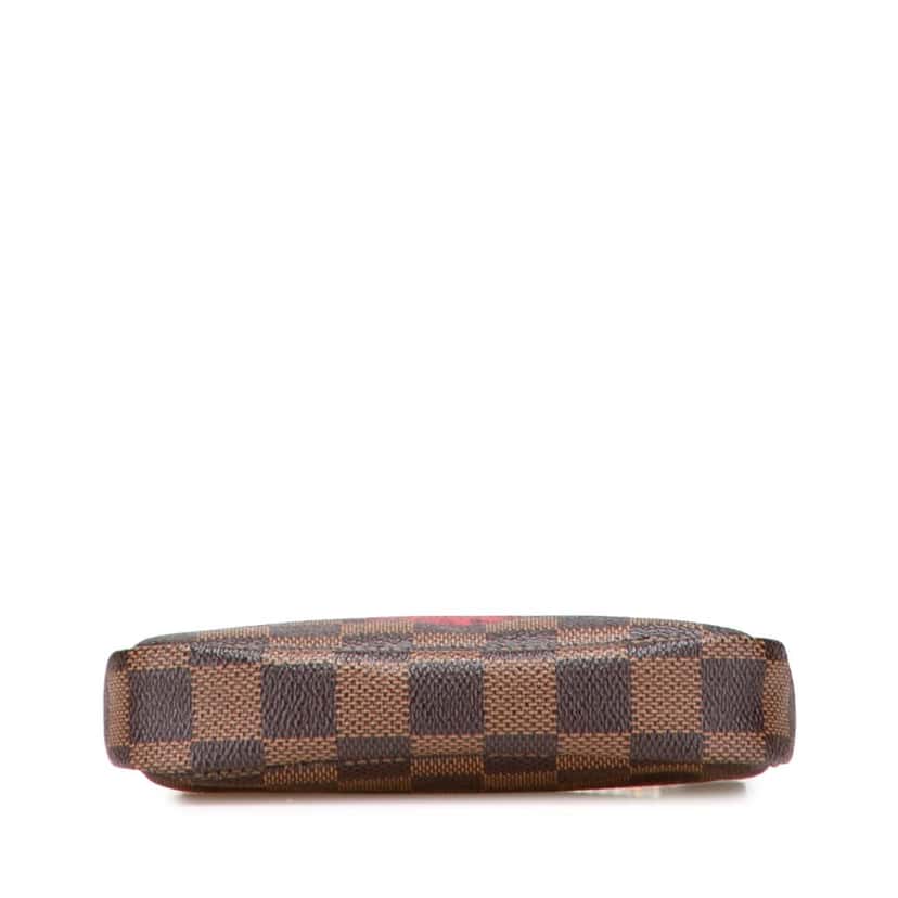 Louis Vuitton Damier Ebene Trunks and Bags Mini Pochette Accessoires Brown Canvas Good condition - Inside View