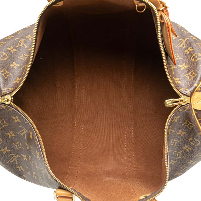 Louis Vuitton Monogram Keepall 50 Brown Canvas Good condition - Model View