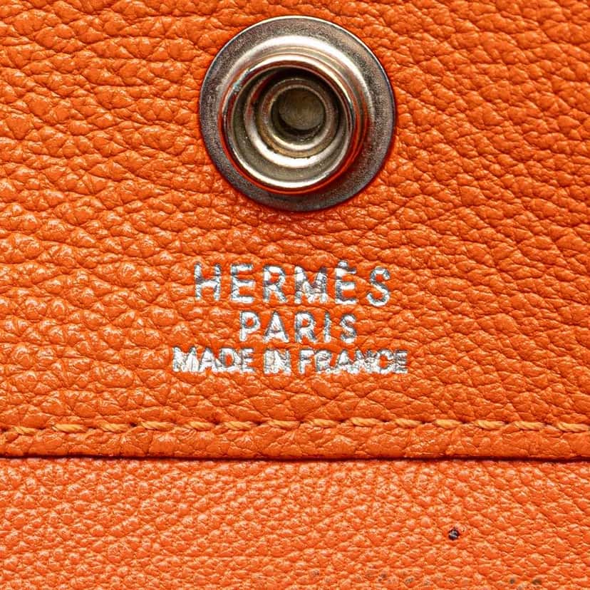 Hermès Togo Fourre Tout PM Orange Leather Good condition - Box View