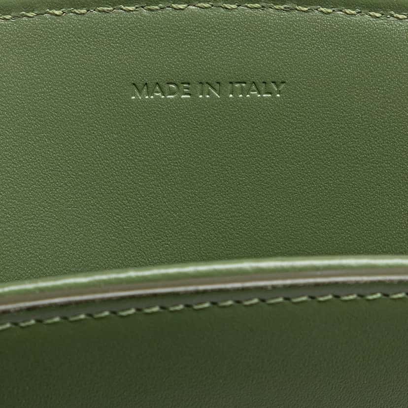 Celine Leather Crecy Bucket Bag Green Leather Good condition - Box View