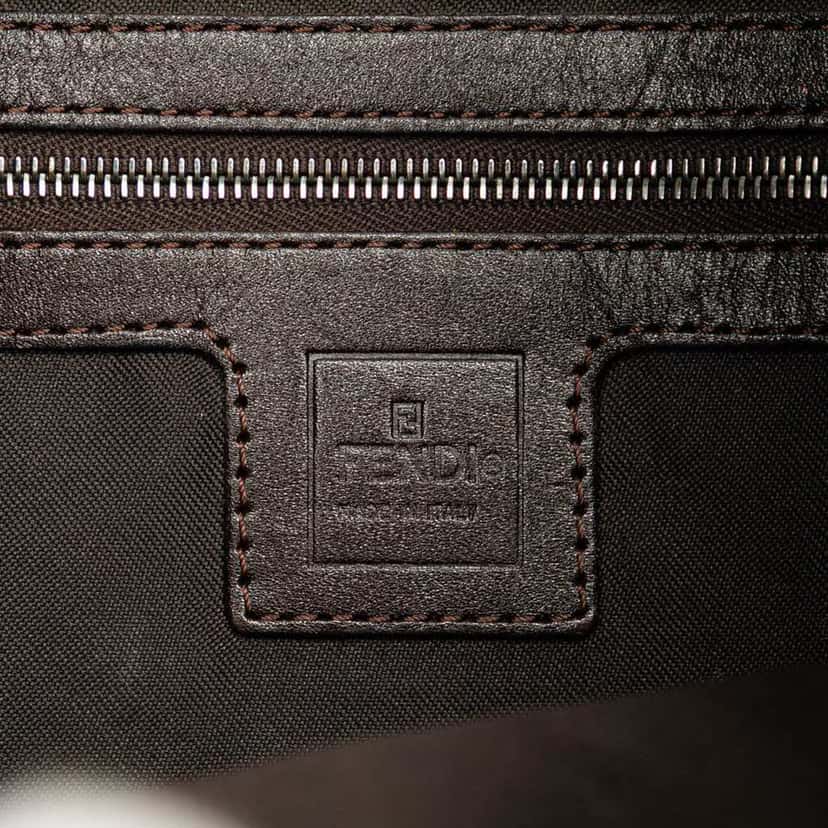 Fendi Zucca Canvas Shoulder Bag Brown Canvas Good condition - Box View