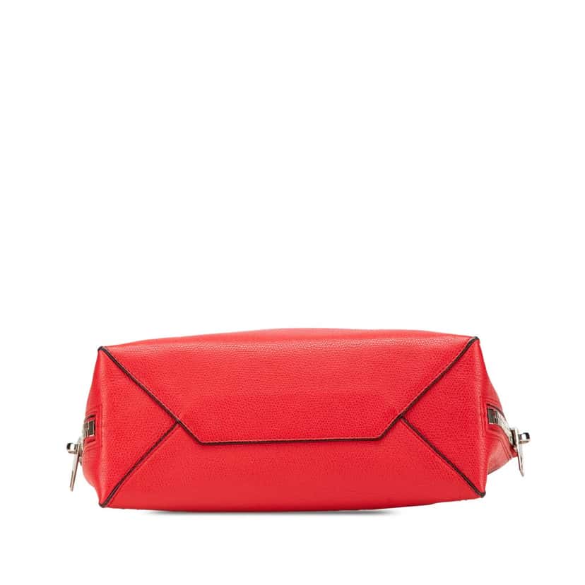Balenciaga Mini Leather Papier A6 Zip Around Satchel Red Leather Good condition - Inside View