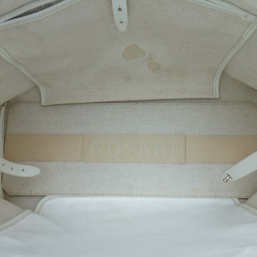 Goyard Goyardine Bellechasse PM White Canvas Good condition - Model View