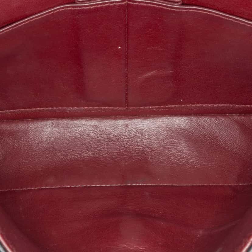 Chanel Small Classic Lambskin Double Flap Black Leather Fair condition - Model View