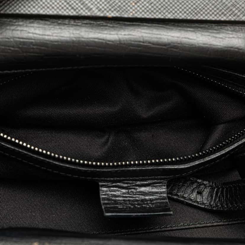 Gucci GG Canvas Handbag Black Canvas Good condition - Box View