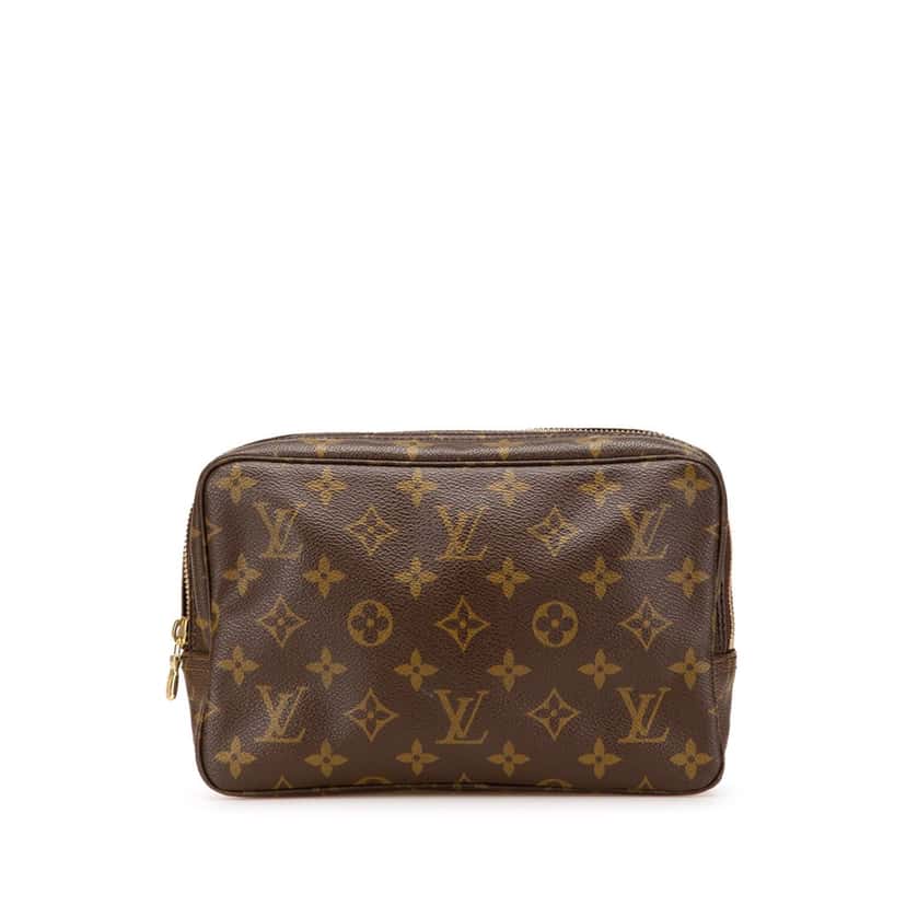 Louis Vuitton Monogram Trousse Toilette 23 Brown Canvas Good condition - Front View