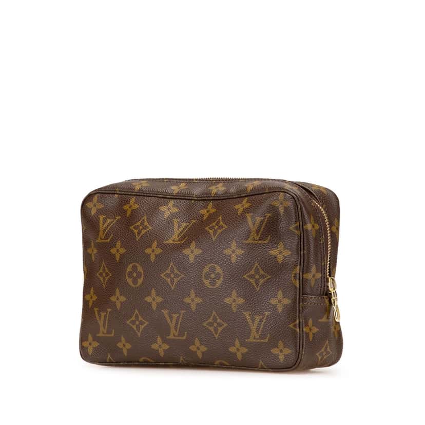 Louis Vuitton Monogram Trousse Toilette 23 Brown Canvas Good condition - Back View