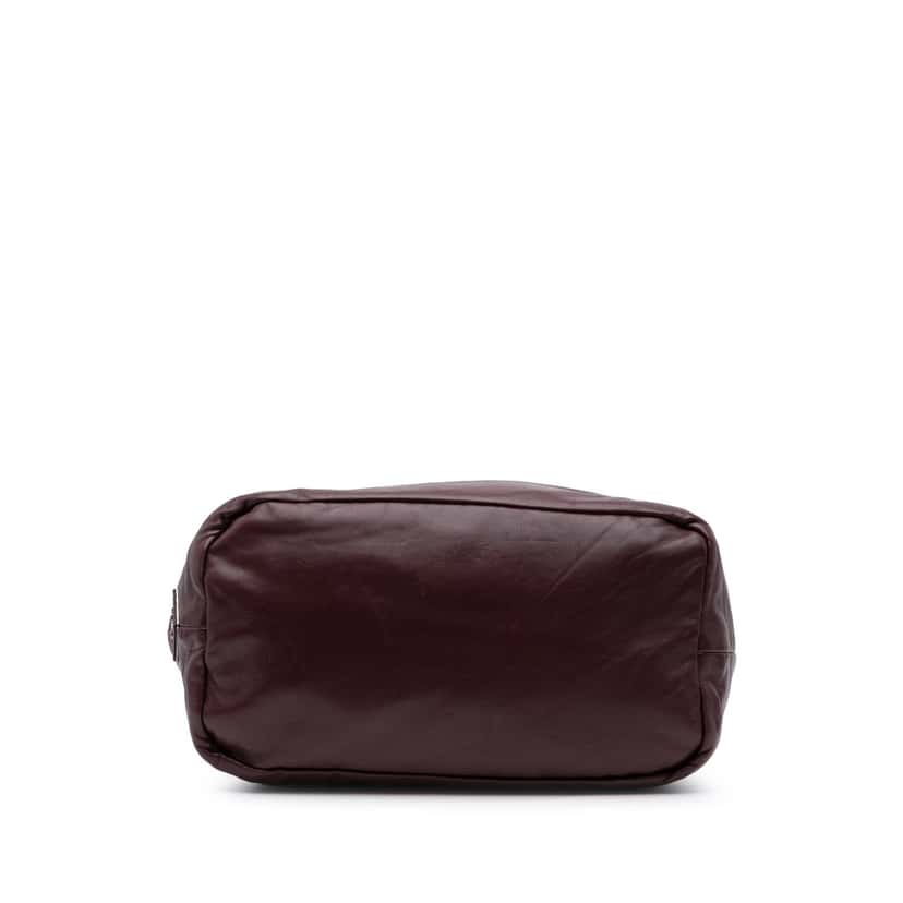Prada Tessuto and Nappa Reversible Satchel Red Good condition - Inside View