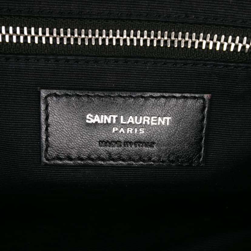 Saint Laurent Small Calfskin Loulou Bowling Bag Black Leather Good condition - Box View