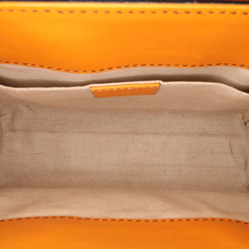Gucci Small Guccissima Emily Shoulder Bag Orange Leather Good condition - Model View