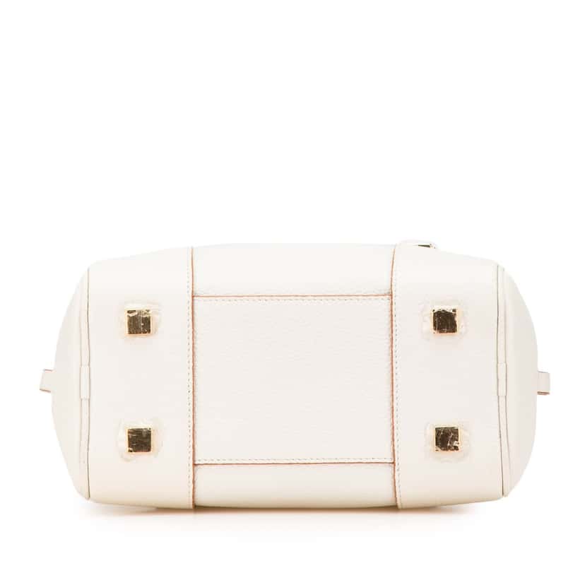 Loewe Leather Amazona Square 19 White Leather Very good condition - Inside View