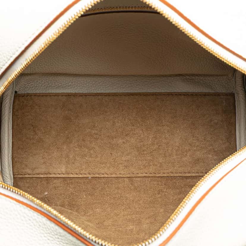 Loewe Leather Amazona Square 19 White Leather Very good condition - Model View