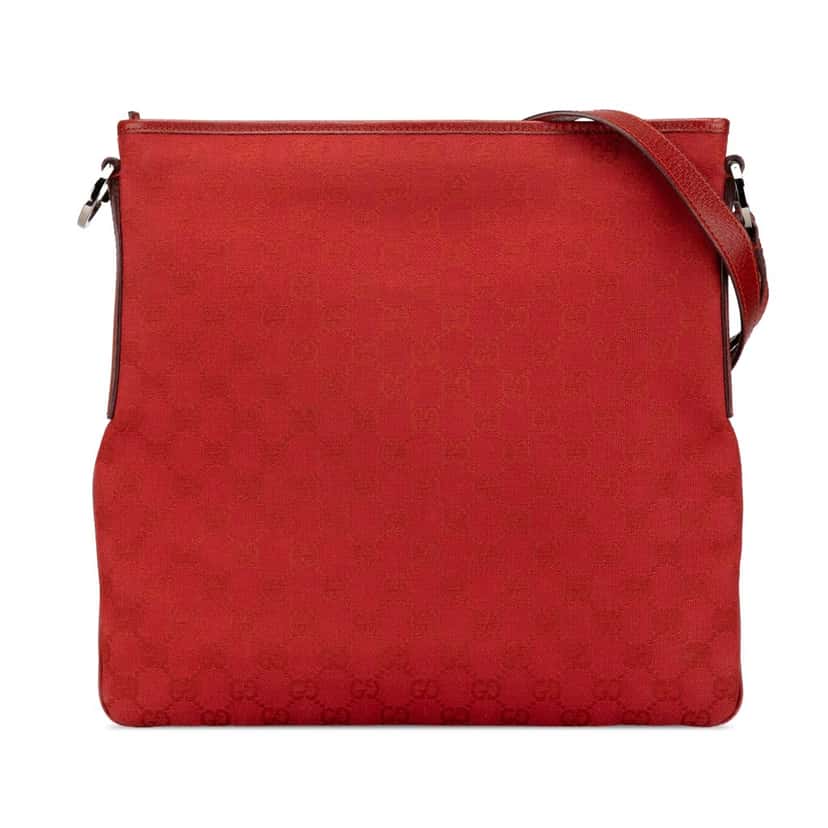 Gucci GG Canvas Crossbody Red Canvas Good condition - Front View