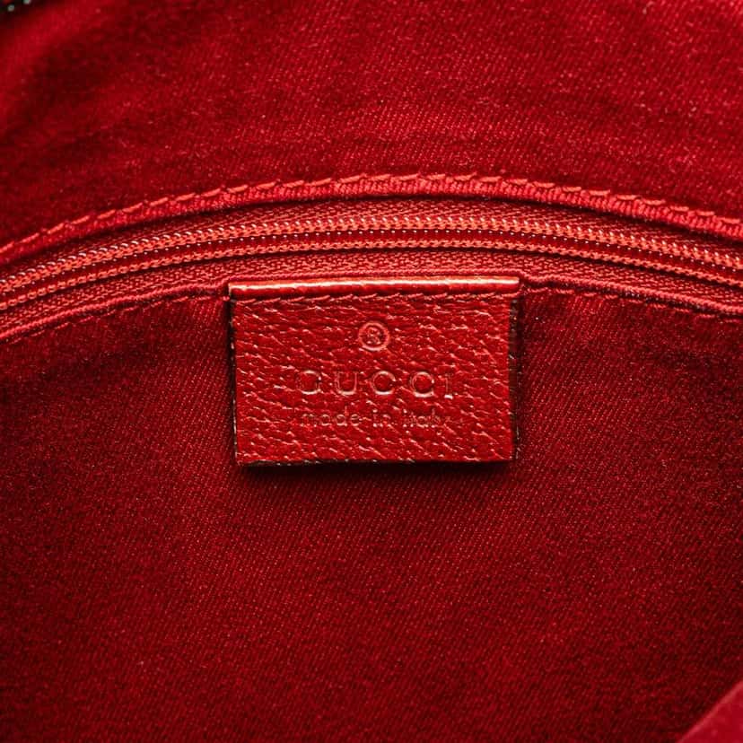 Gucci GG Canvas Crossbody Red Canvas Good condition - Box View