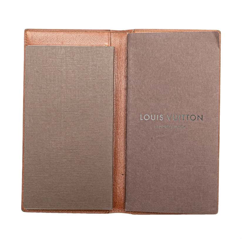 Louis Vuitton Monogram Pocket Agenda Brown Canvas Good condition - Model View